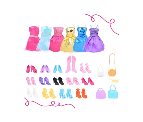 WOOPIE ROYAL Lalka Lili Modelka Stylistka Modowa z Akcesoriamii