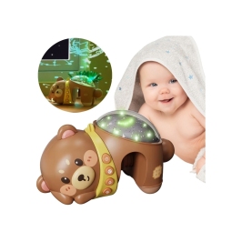 WOOPIE BABY Projektor Gwiazd Rzutnik Lampka Nocna dla Dzieci Miś