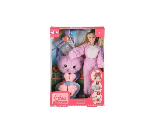 WOOPIE ROYAL Lalka w Przebraniu Różowego Misia Park Rozrywki