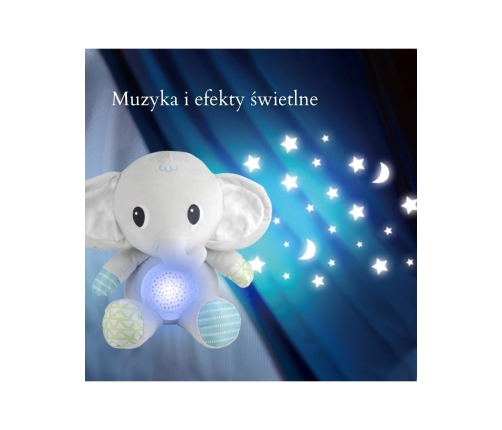 WOOPIE BABY Przytulanka Słonik Z Projektorem Uspokajacz 12 Melodii