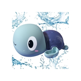 Woopie Żółw Żółwik Pływający Nakręcany Zabawka Do Kąpieli Niebieski