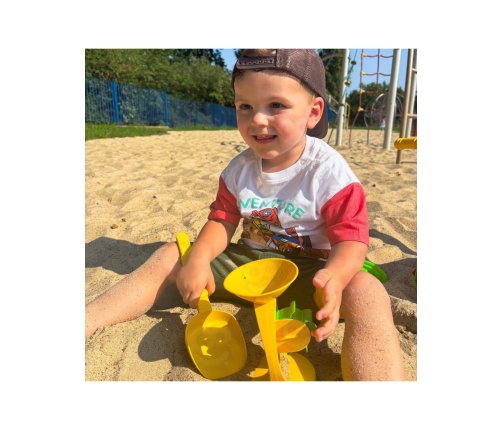 WOOPIE Taczka Ogrodowa Zestaw do Piasku 10 el.