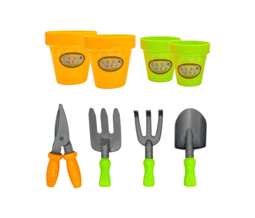 WOOPIE Taczka Ogrodowa Zestaw Małego Ogrodnika 13el.