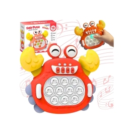 WOOPIE Gra POP IT Elektroniczna Antystresowa Zręcznościowa Krab Czerwony WOOPIE Gra POP IT Elektroniczna Antystresowa Zręcznościowa Krab Czerwony