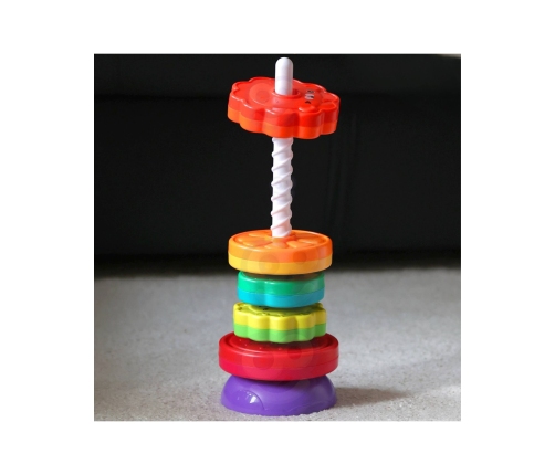 WOOPIE BABY Edukacyjna Piramidka Zakręcona Wieża Zwierzątka