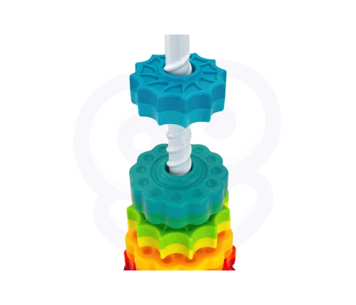 WOOPIE BABY Edukacyjna Piramidka Zakręcona Wieża