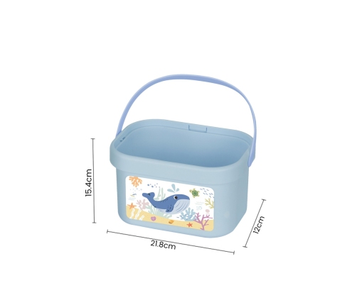 TOOKY TOY Drewniany Zestaw Morskich Zabawek Wieża Balansująca Łowienie Ryb Figurki 23 Elementy