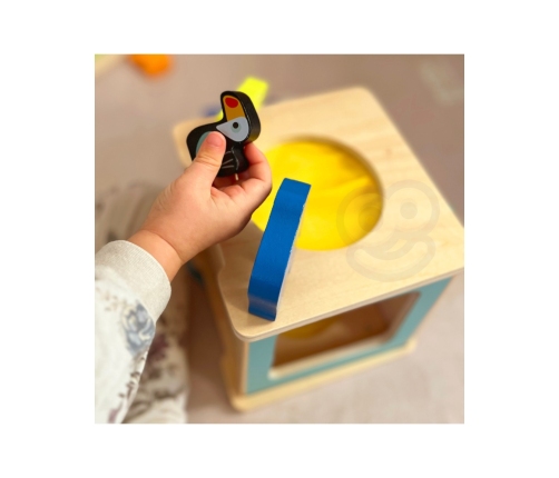 WOOPIE GREEN Box Pudełko XXL Montessori Edukacyjne 7w1 Sensoryczne 31-36 Mies. FSC