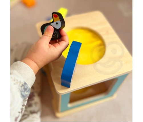 WOOPIE GREEN Box Pudełko XXL Montessori Edukacyjne 7w1 Sensoryczne 31-36 Mies. FSC