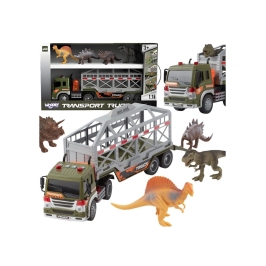 WOOPIE Ciężarówka Transporter Dinozaurów Auto z Dźwiękiem i Światłem WOOPIE Ciężarówka Transporter Dinozaurów Auto z Dźwiękiem i Światłem