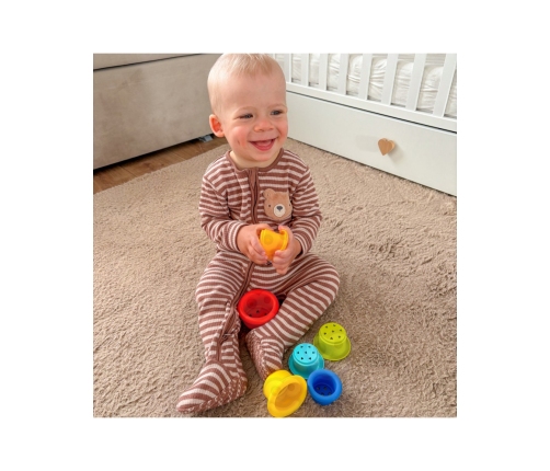 WOOPIE GREEN Pudełko Box 6w1 13-15m Montessori Edukacyjne Sensoryczne FSC