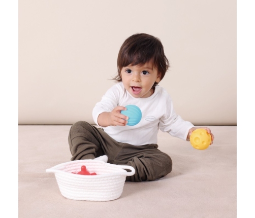 WOOPIE GREEN Box Pudełko XXL Montessori Edukacyjne 6w1 Sensoryczne 5-6 Miesięcy 13el. FSC