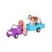 WOOPIE ROYAL Lalka Niki Zestaw z Koniem Samochodem i Przyczepą