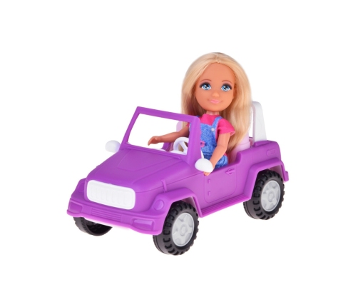 WOOPIE ROYAL Lalka Niki Zestaw z Koniem Samochodem i Przyczepą