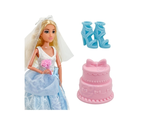 WOOPIE ROYAL Lalka Modowa LILY Panna Młoda z Tortem