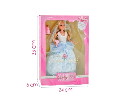 WOOPIE ROYAL Lalka Modowa LILY Panna Młoda z Tortem