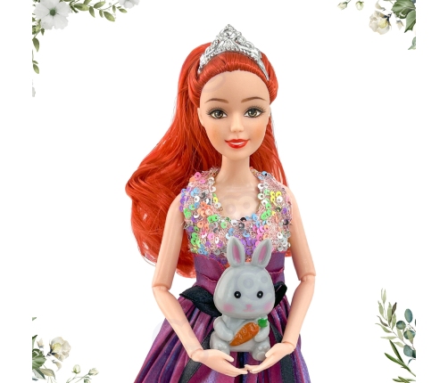 WOOPIE ROYAL Lalka Emi Style Fashion 32 cm - Stylowa Księżniczka w Różowej Sukni + Akcesoria