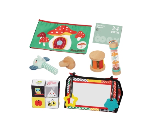 WOOPIE GREEN Pudełko XXL Montessori Sensoryka i Edukacja 6w1 FSC