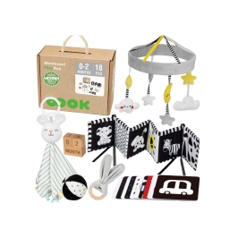 WOOPIE GREEN Pudełko XXL Montessori Sensoryka i Edukacja 7w1 FSC