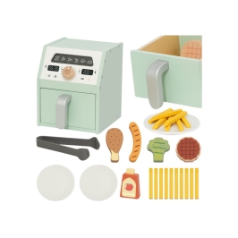 TOOKY TOY Drewniany Air Fryer Frytkownica Beztłuszczowa TOOKY TOY Drewniany Air Fryer Frytkownica Beztłuszczowa