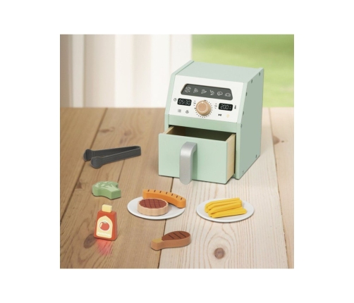 TOOKY TOY Drewniany Air Fryer Frytkownica Beztłuszczowa