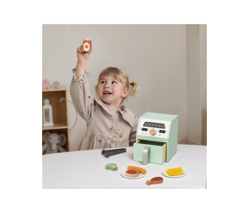 TOOKY TOY Drewniany Air Fryer Frytkownica Beztłuszczowa