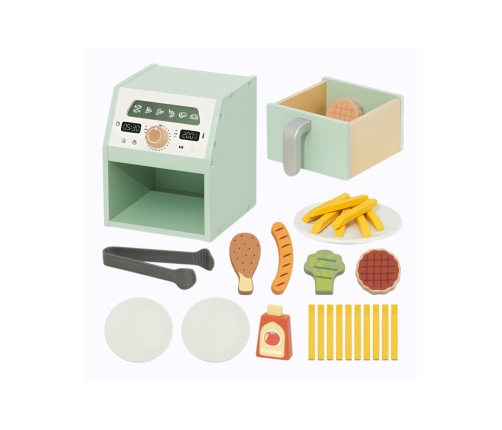 TOOKY TOY Drewniany Air Fryer Frytkownica Beztłuszczowa