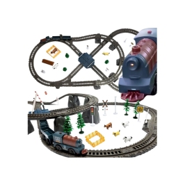 WOOPIE Kolejka Elektryczna Lokomotywa Towarowa Tor XXL 90 el. WOOPIE Kolejka Elektryczna Lokomotywa Towarowa Tor XXL 90 el.