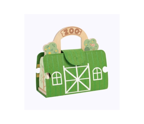 TOOKY TOY Zestaw Mini ZOO Przenośny Zestaw Torba Zwierzęta