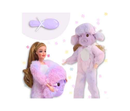 WOOPIE ROYAL Lalka Emi w Fioletowym Przebraniu Owieczki