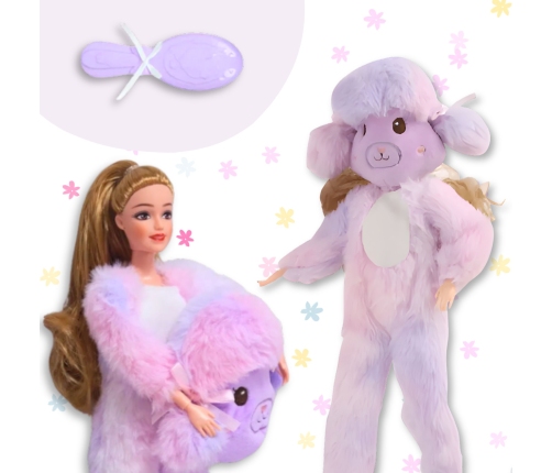 WOOPIE ROYAL Lalka Emi w Fioletowym Przebraniu Owieczki