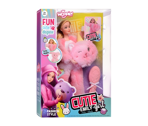 WOOPIE ROYAL Lalka Emi w Różowym Przebraniu Misia
