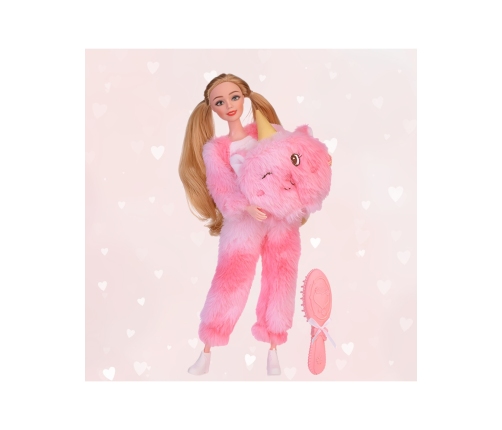 WOOPIE ROYAL Lalka Emi w Różowym Przebraniu Misia