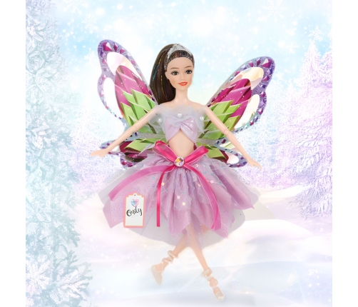 WOOPIE ROYAL Lalka Emi Wróżka z Kolorowymi Skrzydłami i Balonami