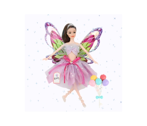 WOOPIE ROYAL Lalka Emi Wróżka z Kolorowymi Skrzydłami i Balonami