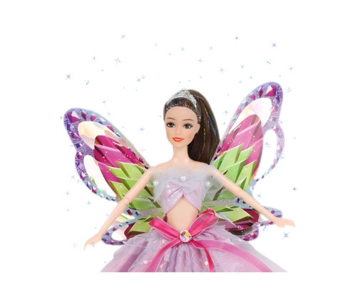 WOOPIE ROYAL Lalka Emi Wróżka z Kolorowymi Skrzydłami i Balonami