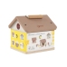CLASSIC WORLD Drewniany Domek Sensoryczny Edukacyjny z Zamkami Kluczykami 11el.