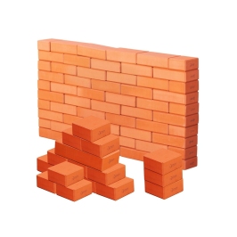 CLASSIC WORLD EDU Mega Klocki Cegiełki EVA 90 szt. Konstrukcyjne Miękkie do Budowania