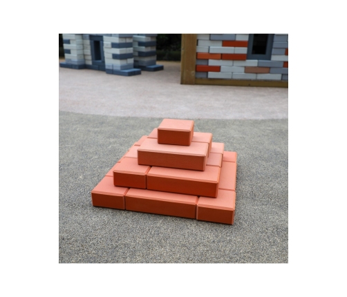 CLASSIC WORLD EDU Mega Klocki Cegiełki EVA 90 szt. Konstrukcyjne Miękkie do Budowania