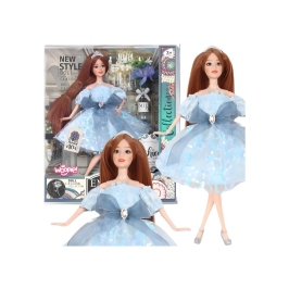 WOOPIE ROYAL Lalka Emi w Błękitnej Sukience Tiulowej