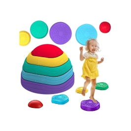 WOOPIE Ścieżka Sensoryczna Kamienie Balansujące dla Dzieci Trening Równowagi 5 szt.