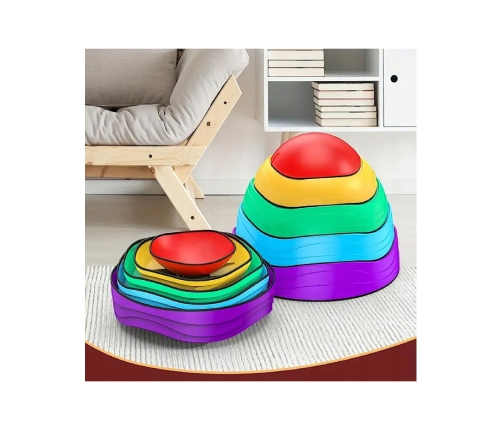 WOOPIE Ścieżka Sensoryczna Kamienie Balansujące dla Dzieci Trening Równowagi 5 szt.