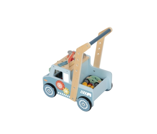 TOOKY TOY Drewniany Chodzik Samochód Mini Warsztat STEM