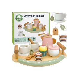 WOOPIE GREEN Drewniany Zestaw do Herbaty i Kawy 12 el. FSC WOOPIE GREEN Drewniany Zestaw do Herbaty i Kawy 12 el. FSC