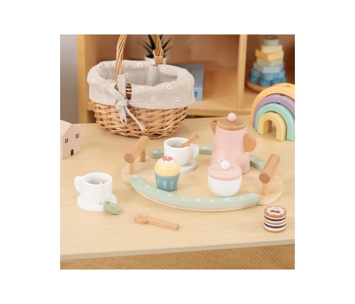 WOOPIE GREEN Drewniany Zestaw do Herbaty i Kawy 12 el. FSC