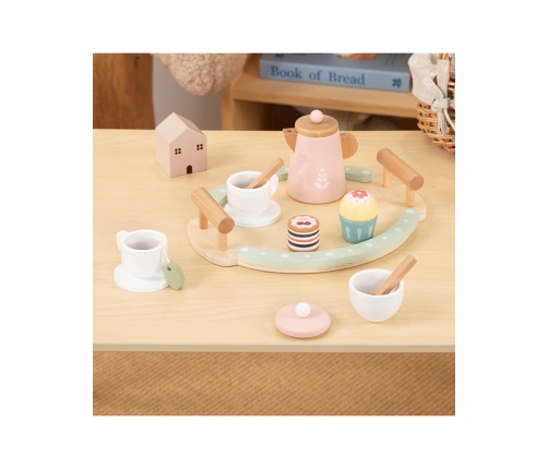 WOOPIE GREEN Drewniany Zestaw do Herbaty i Kawy 12 el. FSC