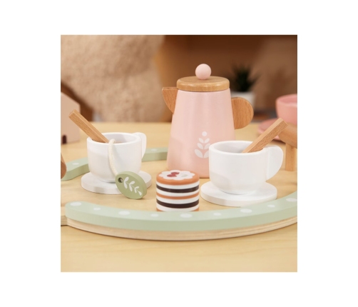 WOOPIE GREEN Drewniany Zestaw do Herbaty i Kawy 12 el. FSC
