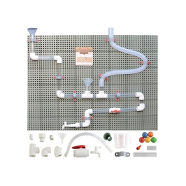 MASTERKIDZ System Rur Do Tablicy STEM 84 Elementów Tor Wodny Kulkowy MASTERKIDZ System Rur Do Tablicy STEM 84 Elementów Tor Wodny Kulkowy