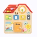 VIGA Drewniana Tablica Manipulacyjna Domek Odkrywania i Nauki