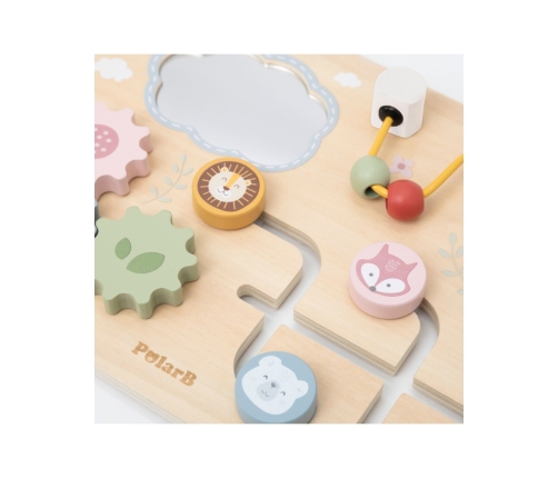 VIGA Drewniana Tablica Manipulacyjna Wielofunkcyjna